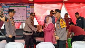 Tinjau Posko Lebaran di Bengkalis, Kapolres Budi Setiawan: Kami Siap Berikan Rasa Aman