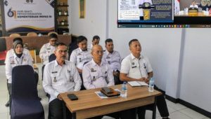 Secara virtual, Lapas Kelas IIA Bengkalis Ikuti Rapat Evaluasi Kinerja Kemenimipas Tahun 2025