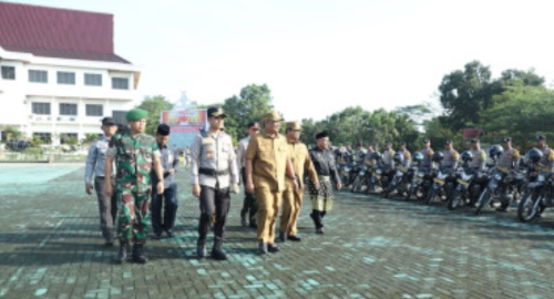 Rokan Hulu Siaga Karhutla, Bupati Anton Pimpin Apel Kesiapsiagaan 2025