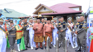 Kontingen Rohul Tampil Memukau di Pawai Taaruf MTQ Riau ke-43 Bengkalis