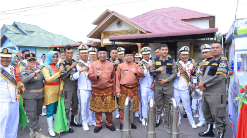 Kontingen Rohul Tampil Memukau di Pawai Taaruf MTQ Riau ke-43 Bengkalis