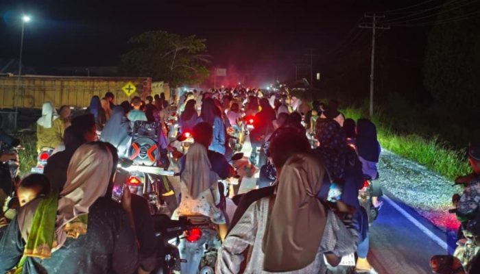 Pawai Takbir Mengkapan 2026 Meriah, Ribuan Warga Sambut Idulfitri