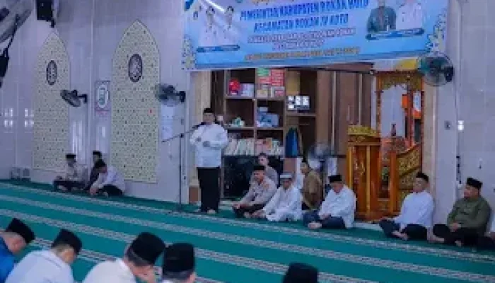 Safari Ramadan di Rokan IV Koto, Sekda Rohul Serap Aspirasi Warga dan Soroti Infrastruktur Desa
