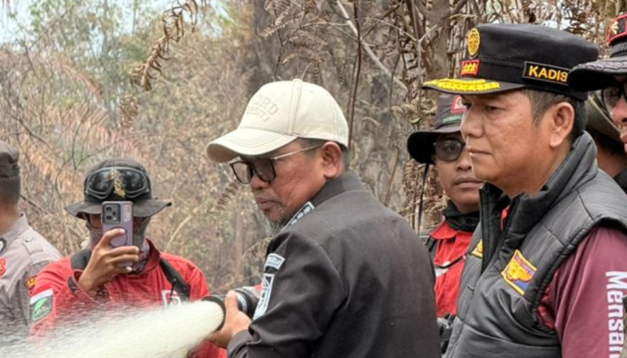 Bupati Zukri Tinjau Karhutla Pelalawan, 600 Hektare Lahan Terbakar Jadi Sorotan Serius
