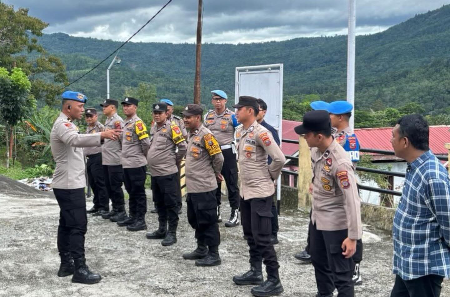Propam Polres Nias Selatan Gelar Ops Gaktibplin di Polsek Lolowau