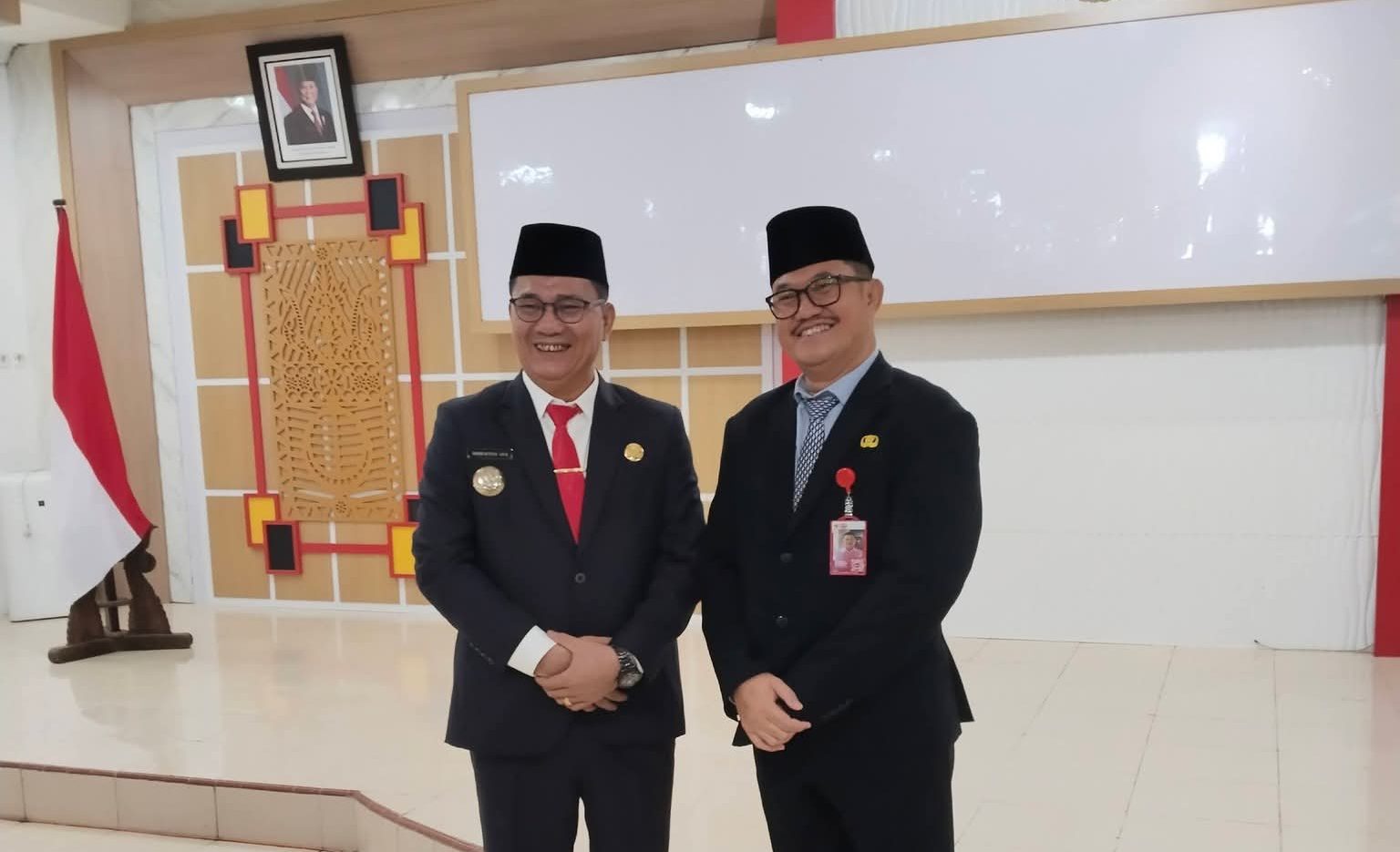 Bupati Nias Selatan Sokhiatulo Laia Resmi Lantik Penjabat Sekda dan Sejumlah Pejabat di Lingkup Pemkab Nias Selatan