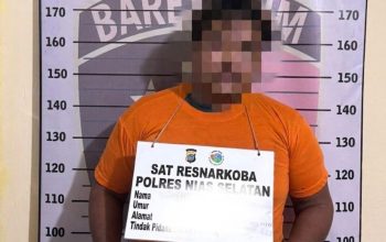 Basmi Peredaran Narkoba, Sat Resnarkoba Polres Nias Selatan Kembali amankan Seorang Pria Berinisial NH, Diduga Bawa Sabu