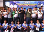 Bupati Nias Selatan Lepas Kontingen Bola Voli Pelajar Ikuti Turnamen Raja Inal Cup III di Sipirok