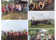 Cegah Abrasi Pantai, Polsek Rangsang Tanam Ratusan Mangrove Bersama Suku Akit