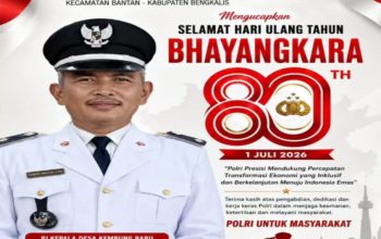 Hari Bhayangkara ke-80 Jadi Momentum Pemdes Kembung Baru Perkuat Sinergi Bersama Polri Presisi
