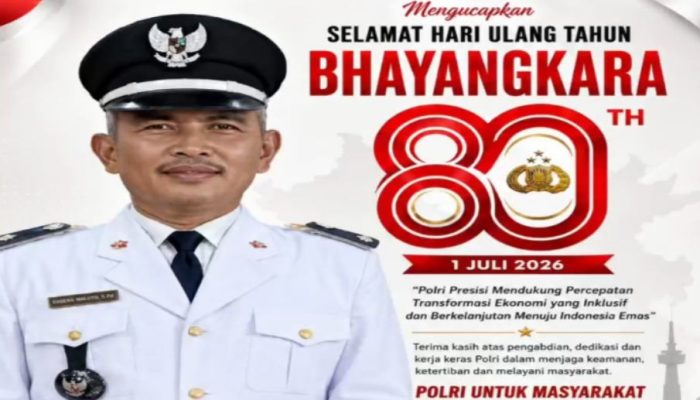 Hari Bhayangkara ke-80 Jadi Momentum Pemdes Kembung Baru Perkuat Sinergi Bersama Polri Presisi