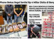Bea Cukai Bengkalis Gagalkan Penyelundupan 652 iPhone Bekas di MV Oceanna 5