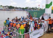 Bupati Rohil Meriahkan Parade Perahu Hias MTQ Riau, Syiar Islam dan Budaya Melayu Bersatu
