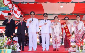 Pemkab Nias Selatan Gelar Upacara HUT ke-81 Kemerdekaan RI di Lapangan Orurusa Teluk Dalam