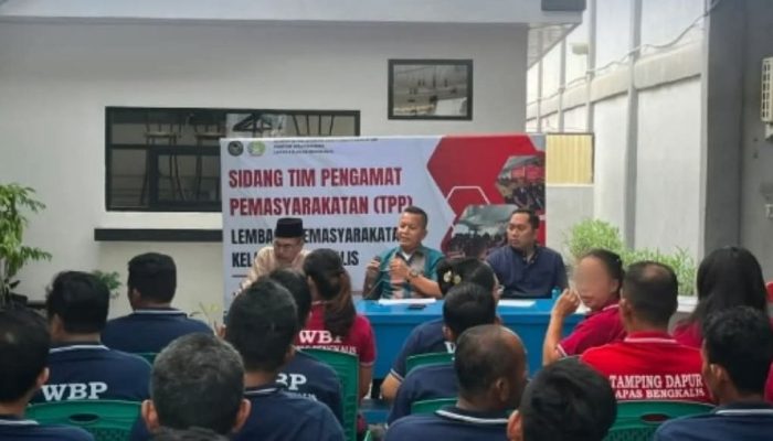 36 Warga Binaan Lapas Bengkalis Jalani Sidang Hak Integrasi