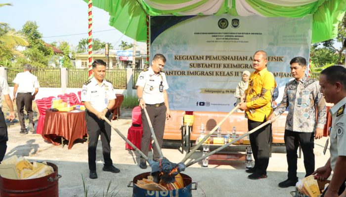 Imigrasi Selatpanjang Musnahkan 42.012 Arsip Keimigrasian, Perkuat Tata Kelola dan Keamanan Data