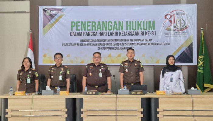 Kejari Meranti Jadikan Hukum sebagai Pagar Program MBG