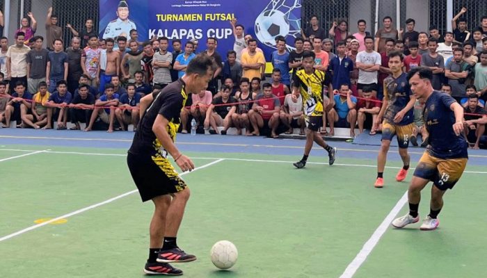 Residivis Ukir Kemenangan 7-4, Kalapas Cup II Ditutup Penuh Sportivitas