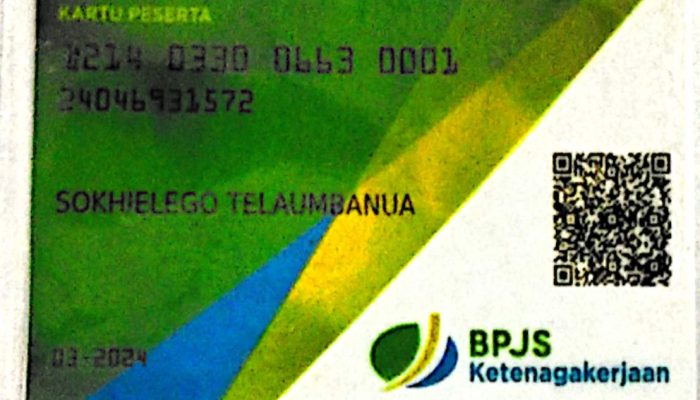 LIMA BULAN KLAIM KEMATIAN TAK KUNJUNG JELAS, AHLI WARIS SARIHATI TELAUMBANUA KECEWA TERHADAP BPJS KETENAGAKERJAAN GUNUNGSITOLI